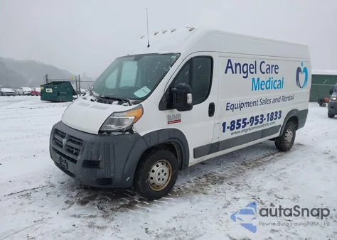 2017 Ram Promaster 2500 z USA, uszkodzony, nr VIN 3C6TRVDG8HE537832